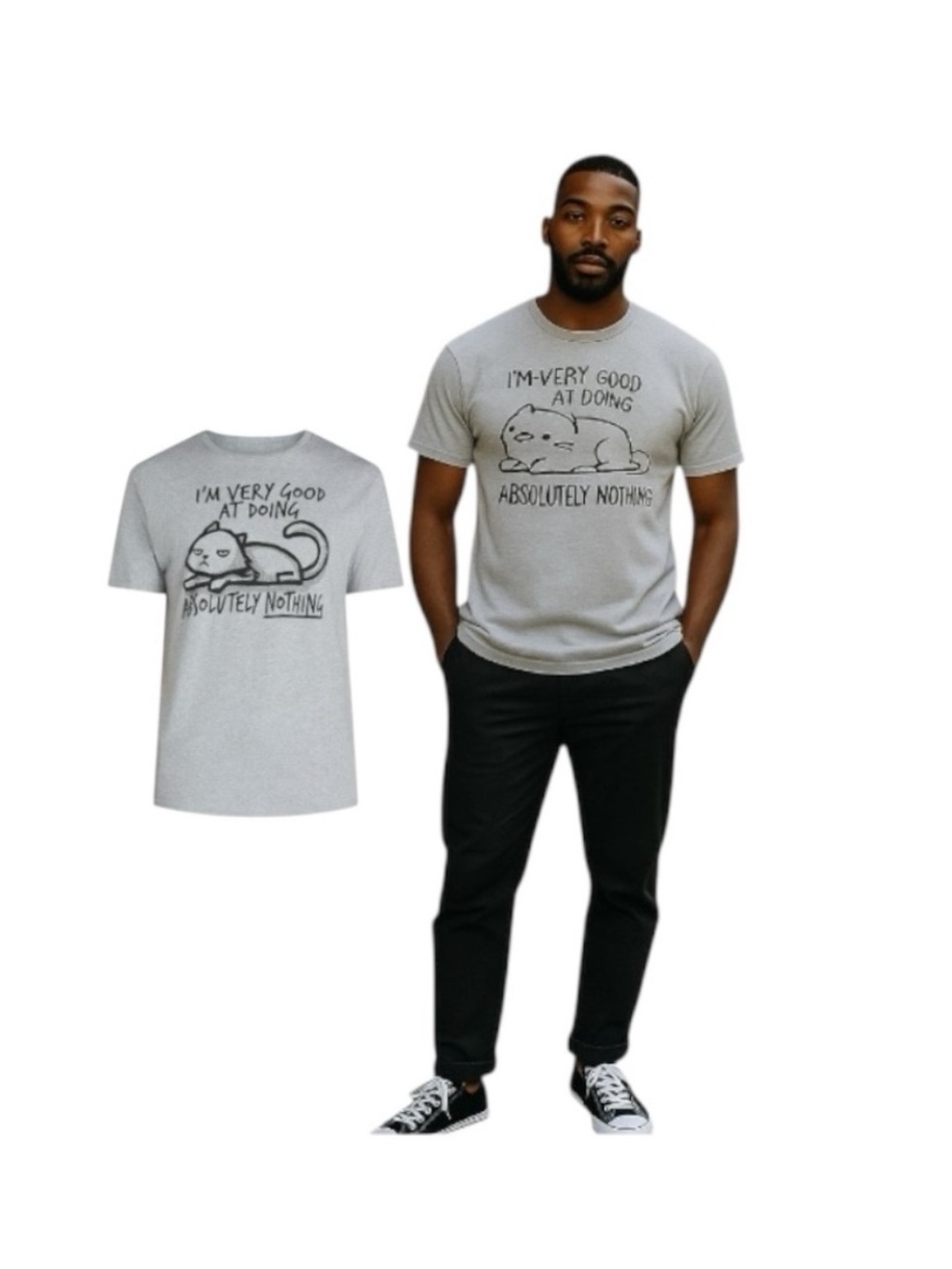 I’m Very Good At Doing Absolutely Nothing Graphic Tee - Casual Comfort
